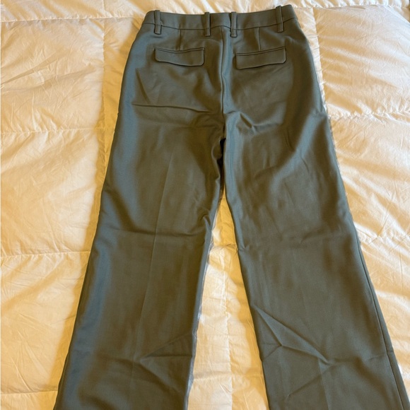 NWT! Banana Republic Desert Thyme Green Lido Wide-Leg Wool Pants - Size 6 - Picture 5 of 10